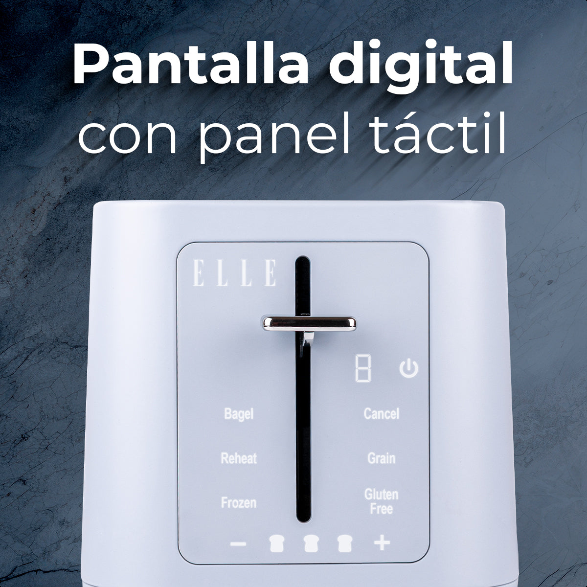 Tostadora Digital Elle Control Táctil Y Funciones Especiales EKTTP201BU