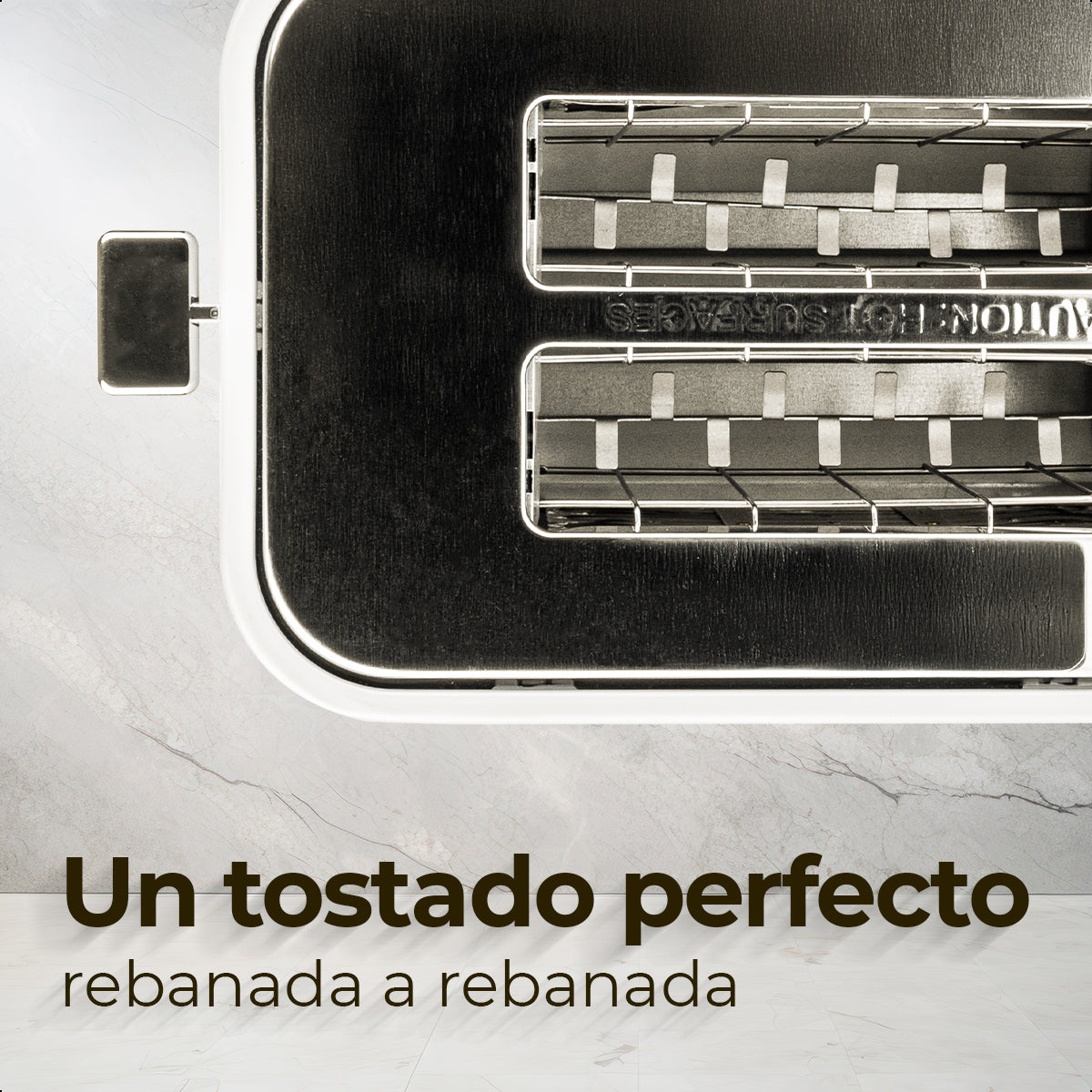 Tostadora Digital Elle Control Táctil Y Funciones Especiales EKTTP201WH