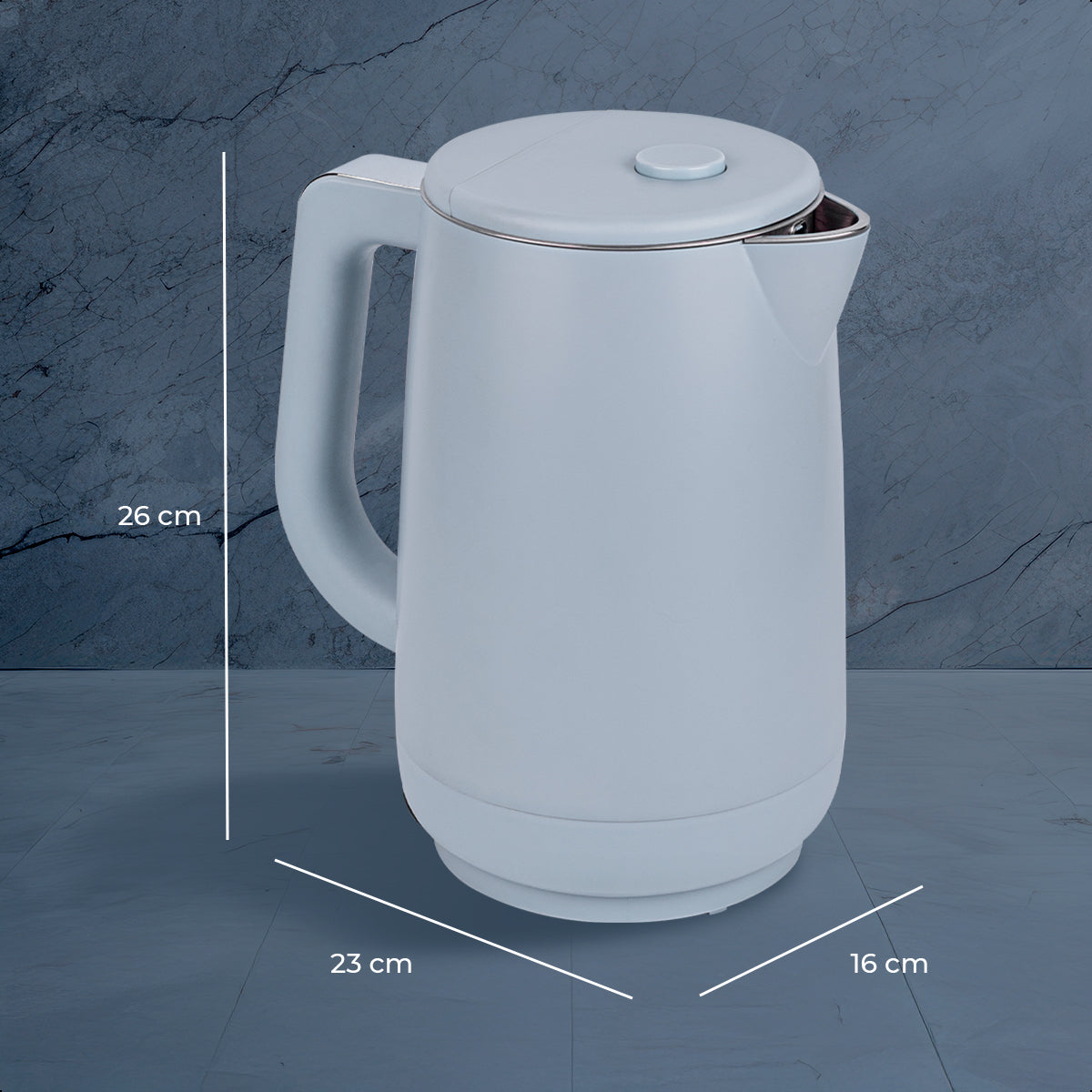 Hervidor ELLE Digital 1.7L Control Táctil Controlador Strix EKWKP101BU