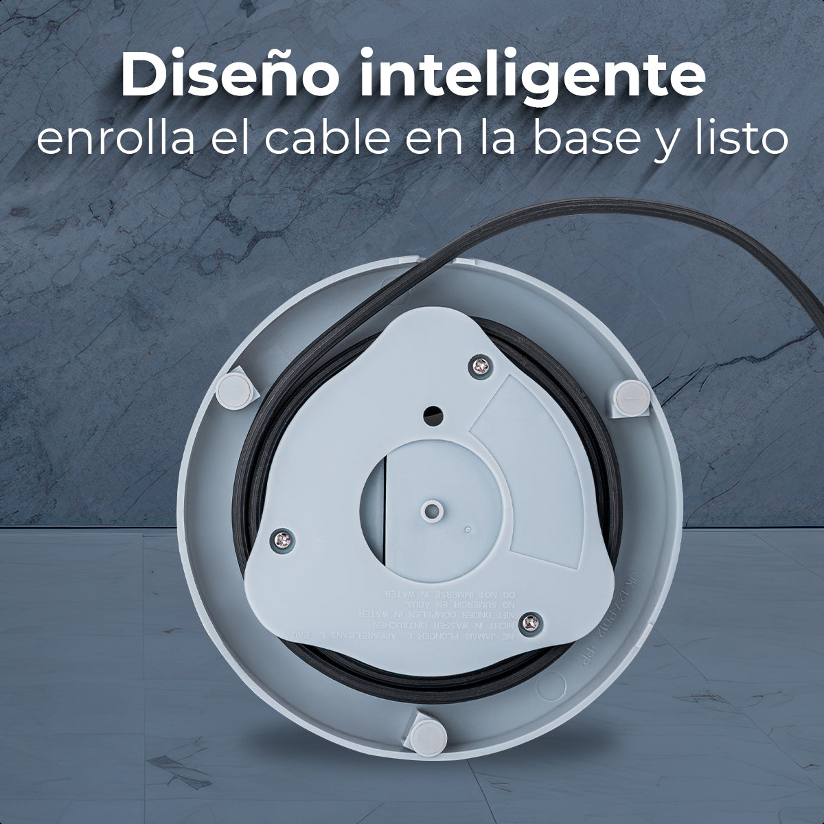 Hervidor ELLE Digital 1.7L Control Táctil Controlador Strix EKWKP101BU