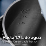 Hervidor ELLE Digital 1.7L Control Táctil Controlador Strix EKWKP101BU