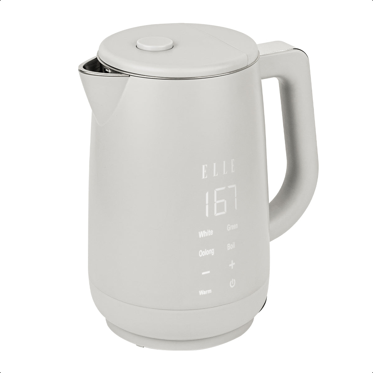 Hervidor ELLE Digital 1.7L Control Táctil Controlador Strix EKWKP101WH