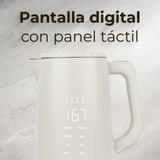 Hervidor ELLE Digital 1.7L Control Táctil Controlador Strix EKWKP101WH