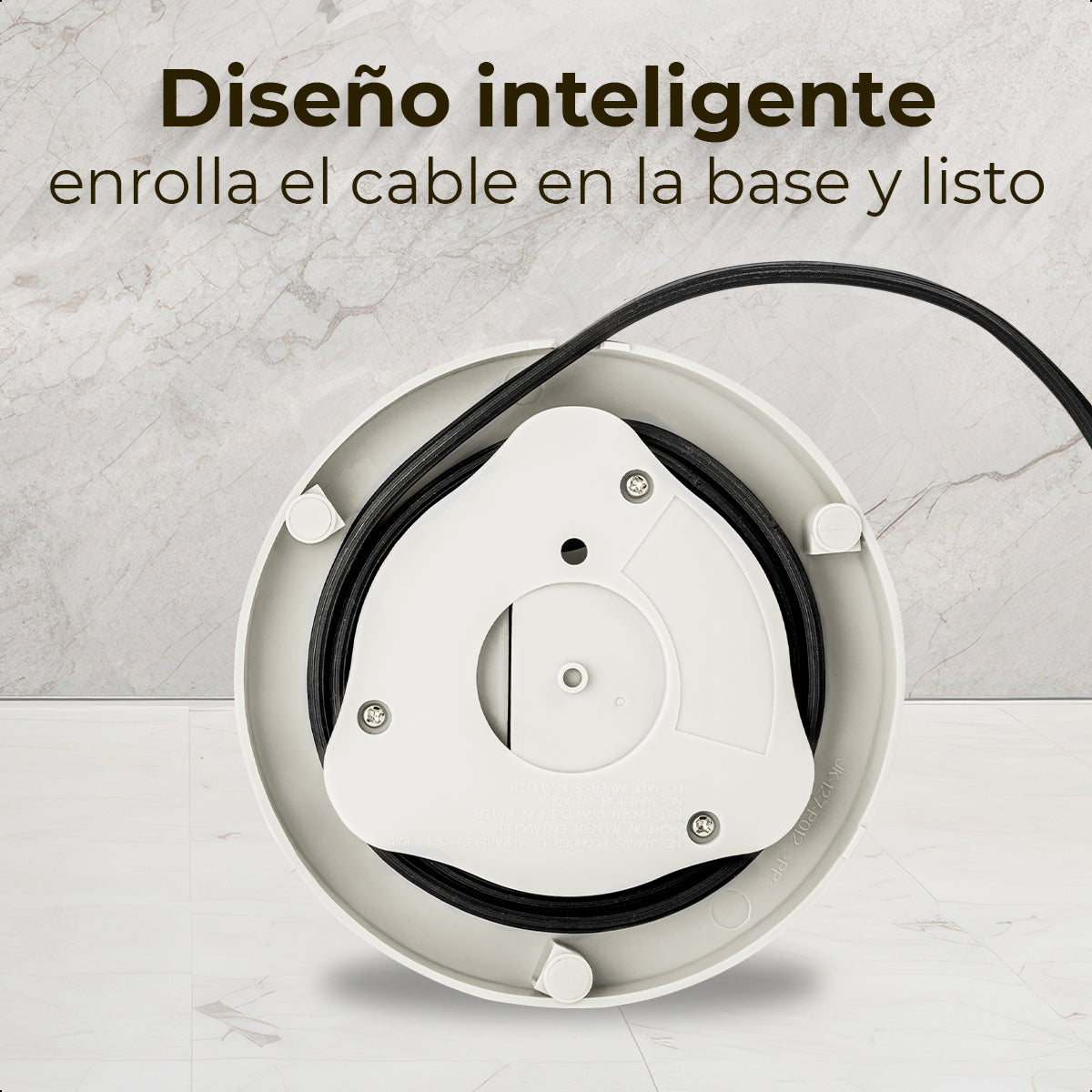 Hervidor ELLE Digital 1.7L Control Táctil Controlador Strix EKWKP101WH