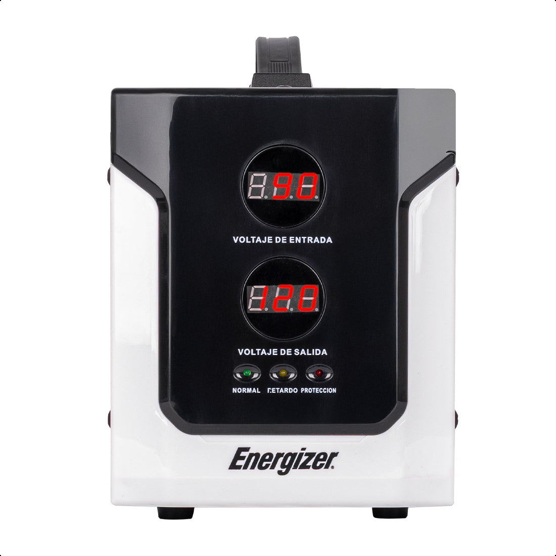 Regulador de Voltaje 1500VA-900W 2 contactos, ENERGIZER