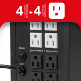 No Break UPS 1500VA-900W 8 contactos, ENERGIZER