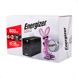 No Break UPS 600VA-360W 6 contactos, ENERGIZER