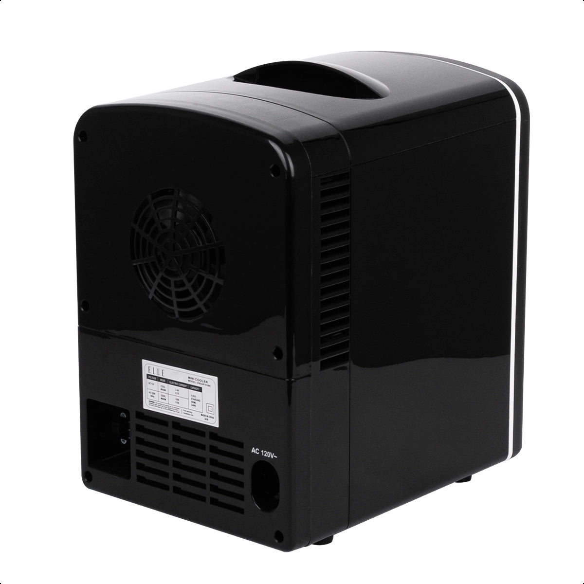 Mini Refri ELLE 4L Portátil 6 Latas Dual Frío/Calor ESDAF101BK