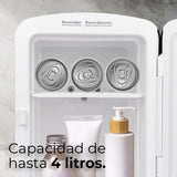 Mini Refri ELLE 4L Portátil 6 Latas Dual Frío/Calor ESDAF101BK