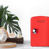 Mini Refri ELLE 4L Portátil 6 Latas Dual Frío/Calor ESDAF101RD