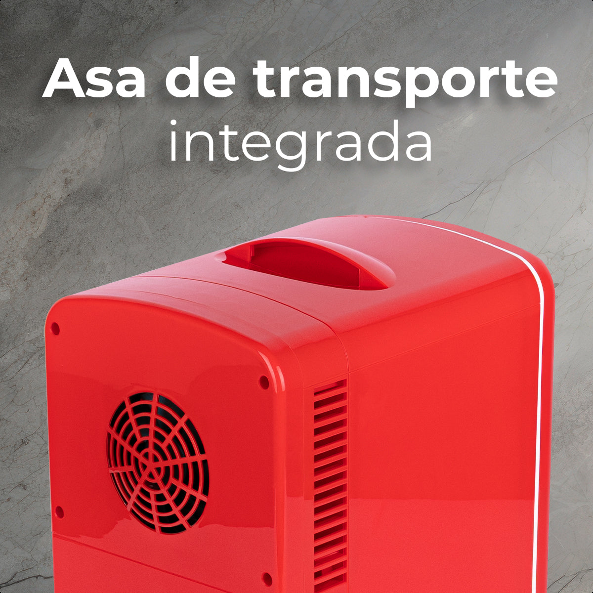 Mini Refri ELLE 4L Portátil 6 Latas Dual Frío/Calor ESDAF101RD