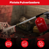 Pistola para pintado, Pistola de aire con manguera de 5m, pistola para inflado con 3 boquillas y pistola de lavado ENERGIZER