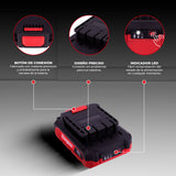 Taladro + Cargador + Bateria 2Ah 3/8