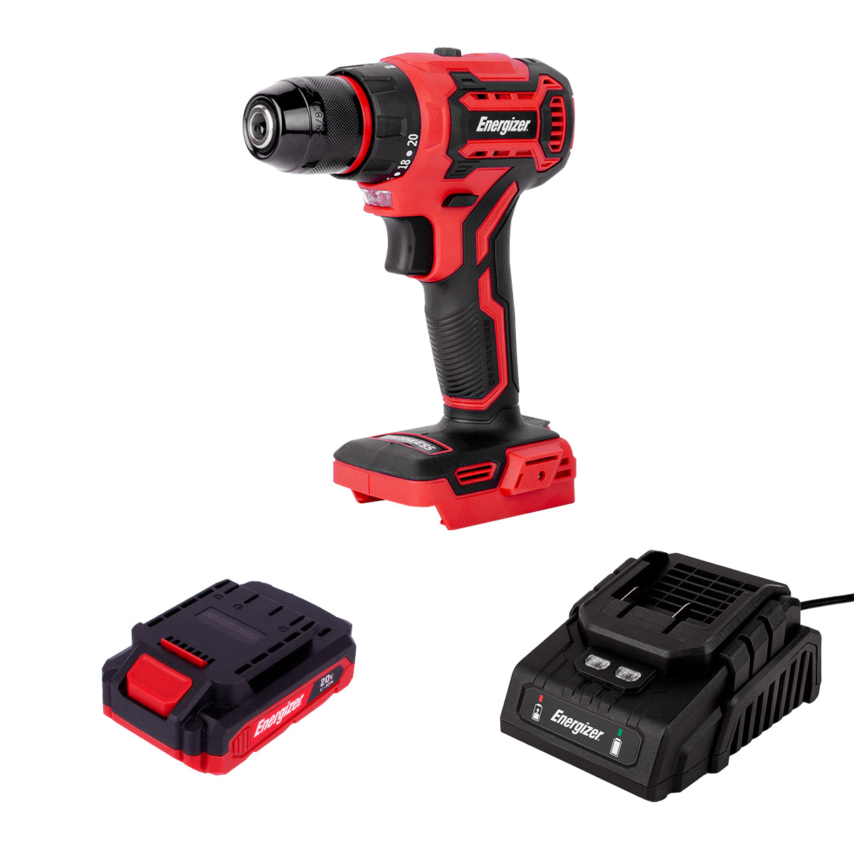 Taladro + Cargador + Bateria 2Ah