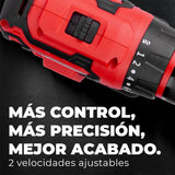 Taladro + Cargador + Bateria 2Ah