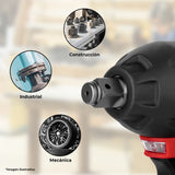 Taladro + Llave de impacto, + Cargador + Bateria 2Ah