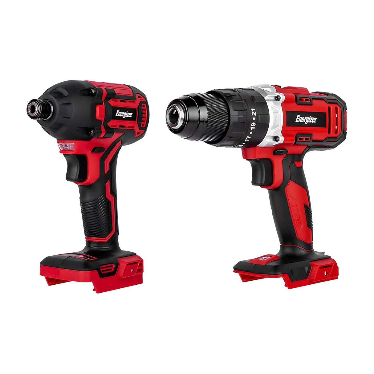 Rotomartillo Inalámbrico + Destornillador de Impacto Inalámbrico Brushless Energizer EZLCOM1650-CB4