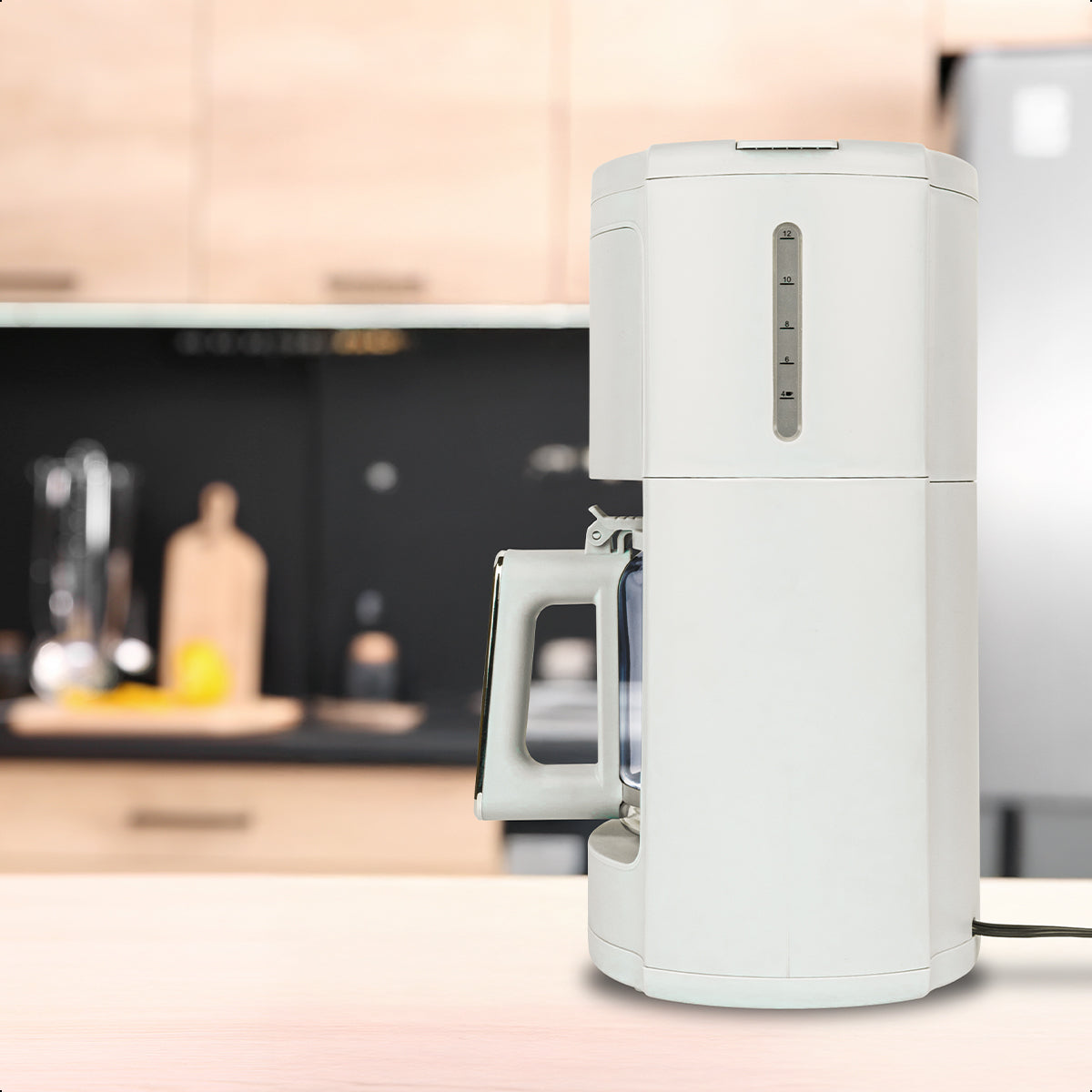 Cafetera ELLE 1.8L Digital Programable con Pantalla Táctil EKCMP301WH