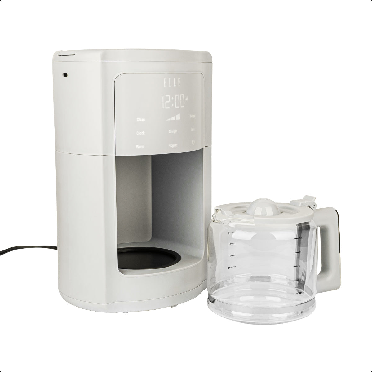 Cafetera ELLE 1.8L Digital Programable con Pantalla Táctil EKCMP301WH