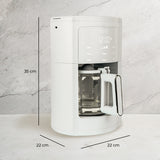 Cafetera ELLE 1.8L Digital Programable con Pantalla Táctil EKCMP301WH
