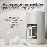Cafetera ELLE 1.8L Digital Programable con Pantalla Táctil EKCMP301WH