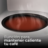 Cafetera ELLE 1.8L Digital Programable con Pantalla Táctil EKCMP301WH