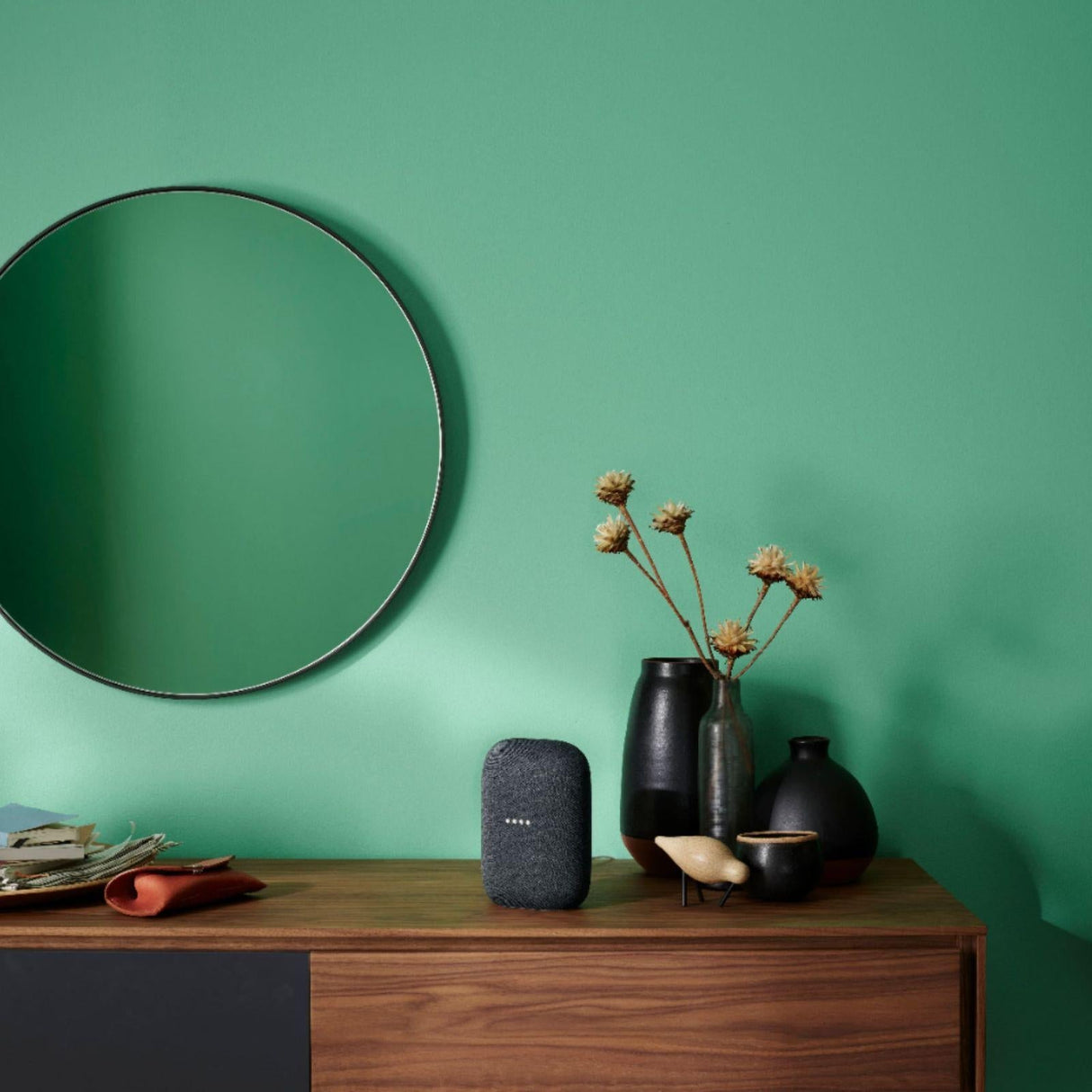 Bocina Inteligente Google Nest Negro GA01586