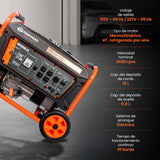 Generador portátil 3.2 kW 212CC 15L Regulador Voltaje Arr Elect 10 hrs DAEWOO