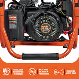 Generador portátil 3.2 kW 212CC 15L Regulador Voltaje Arr Elect 10 hrs DAEWOO