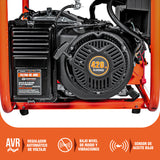 Generador portátil 6.2 kW 420CC 40L Regulador Voltaje Arr Elect-Man DAEWOO
