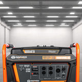 Generador portátil 6.2 kW 420CC 40L Regulador Voltaje Arr Elect-Man DAEWOO