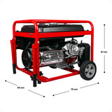 Generador portátil 5.5 kW 389CC 25L Regulador Voltaje Arr Man ENERGIZER