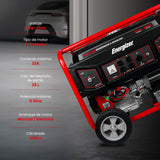 Generador portátil 5.5 kW 389CC 25L Regulador Voltaje Arr Man ENERGIZER
