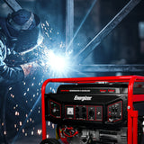 Generador portátil 5.5 kW 389CC 25L Regulador Voltaje Arr Man ENERGIZER