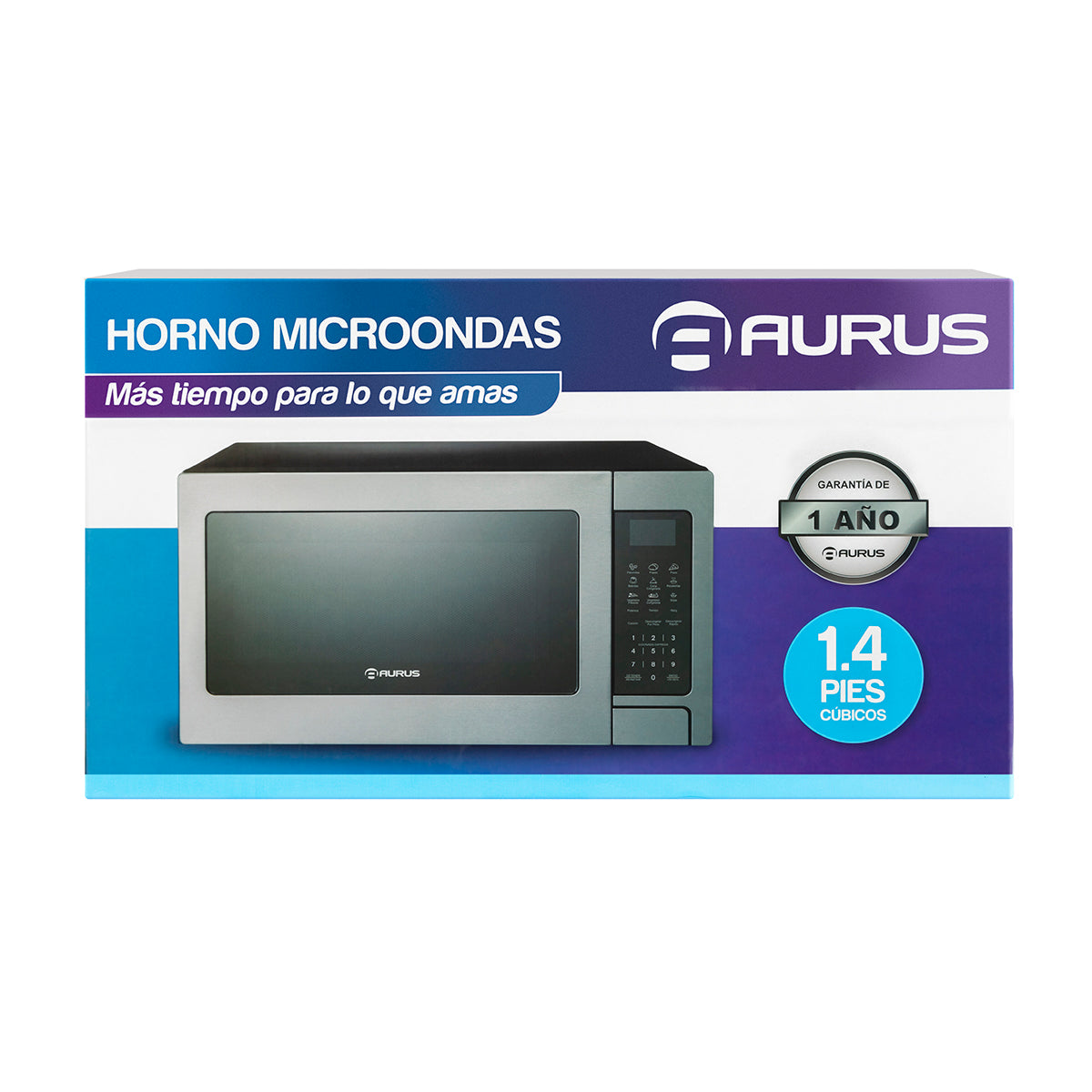 HORNO DE MICROONDAS AURUS MOD. AMP14SS 1.4P3 ACERO INOXIDABLE**