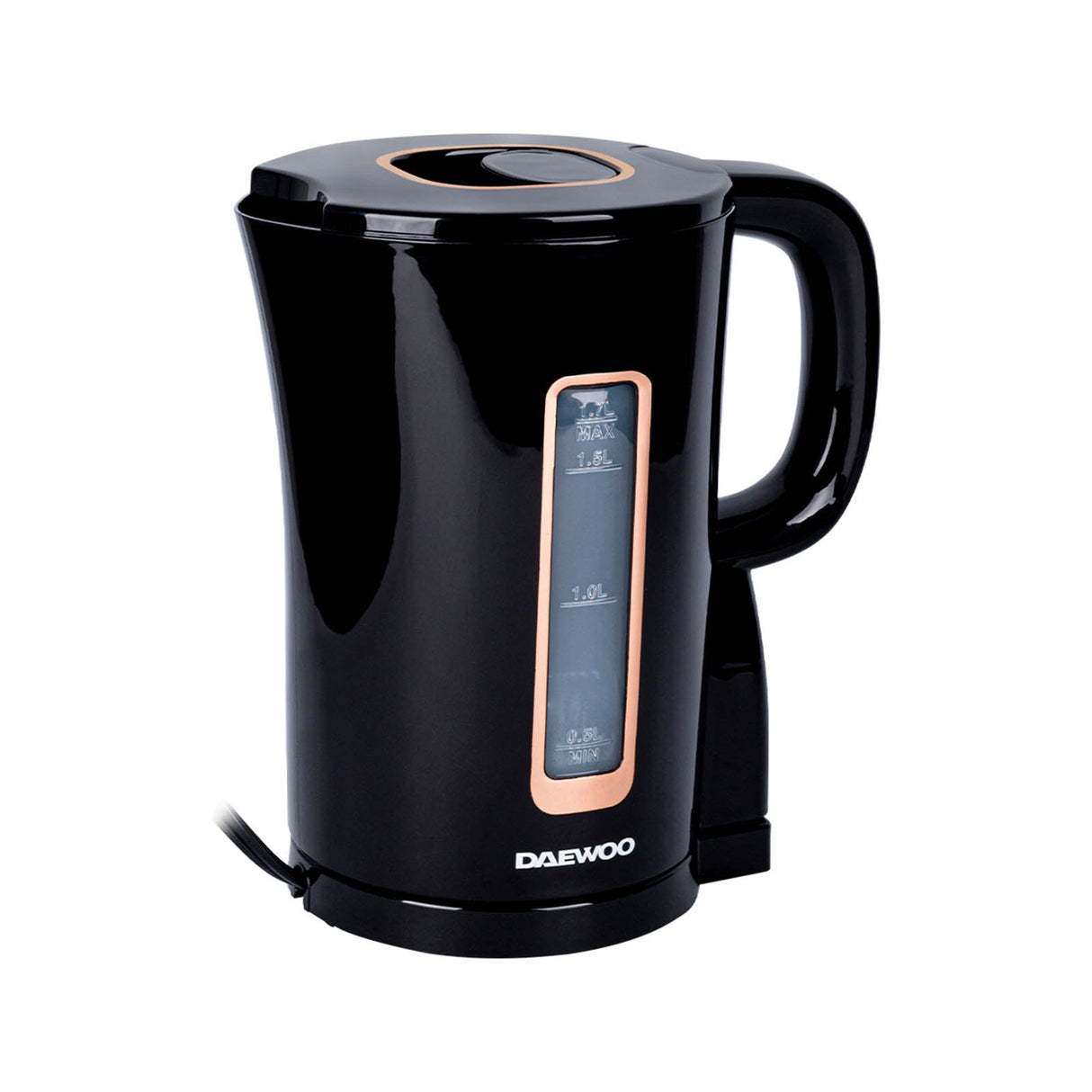 Hervidor Eléctrico Inalámbrico Daewoo 1.7 Litros Negro DKS-1319