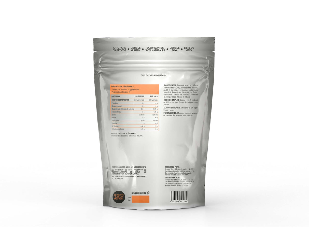 Fitboost IBCAA Frutos Rojos 450 g