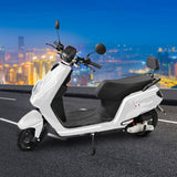 Motocicleta Eléctrica E-Bike ZK color Blanco con Plata, , Marca Kiwo