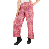 Pantalón Casual color Vino con Estampado para Dama