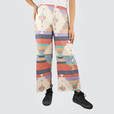 Pantalón Casual color Ladrillo con Estampado para Dama