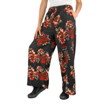 Pantalón Casual con Diseño de Flores para Dama