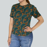 Blusa Casual para Dama color Verde Azulado