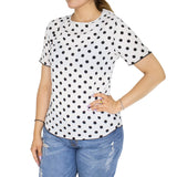 Blusa Casual para Dama con Diseño de Puntos