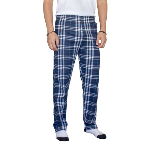 Pantalón de Pijama color Azul Marino con Blanco para Caballero