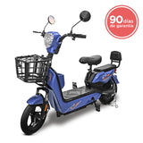 Bicicleta Eléctrica Kiwo GY001, color Azul