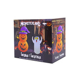 Adorable Fantasma Inflable para Decoración de Halloween.