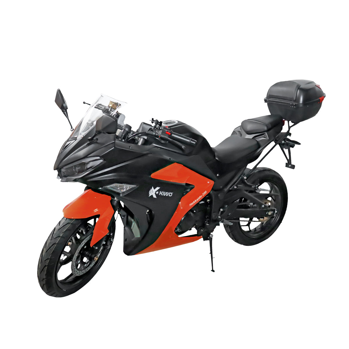 Motocicleta Kiwo Hokkaido 250 2025, color Naranja