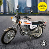 Motocicleta Kiwo KT-150L, color Blanco