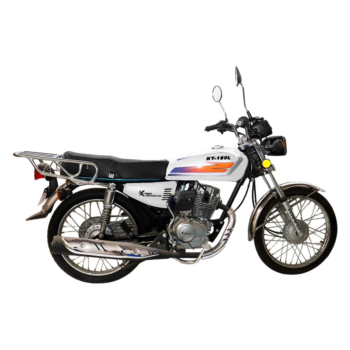 Motocicleta Kiwo KT-150L, color Blanco