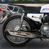 Motocicleta Kiwo KT-150L, color Blanco